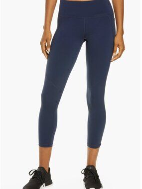Sweaty Betty 7/8 Leggings in Deep Navy Blue